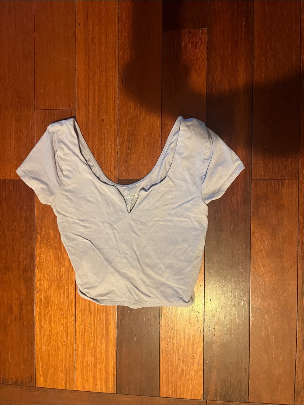 Aeropostale Light Lavender Scoop Neck Crop Top